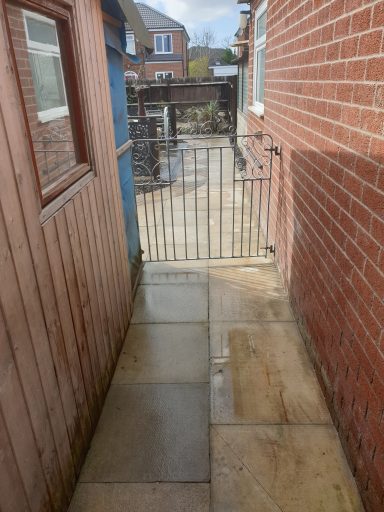 rear access gate gate install